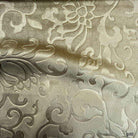 Gold Brocade Velvet Fabric by the Yard