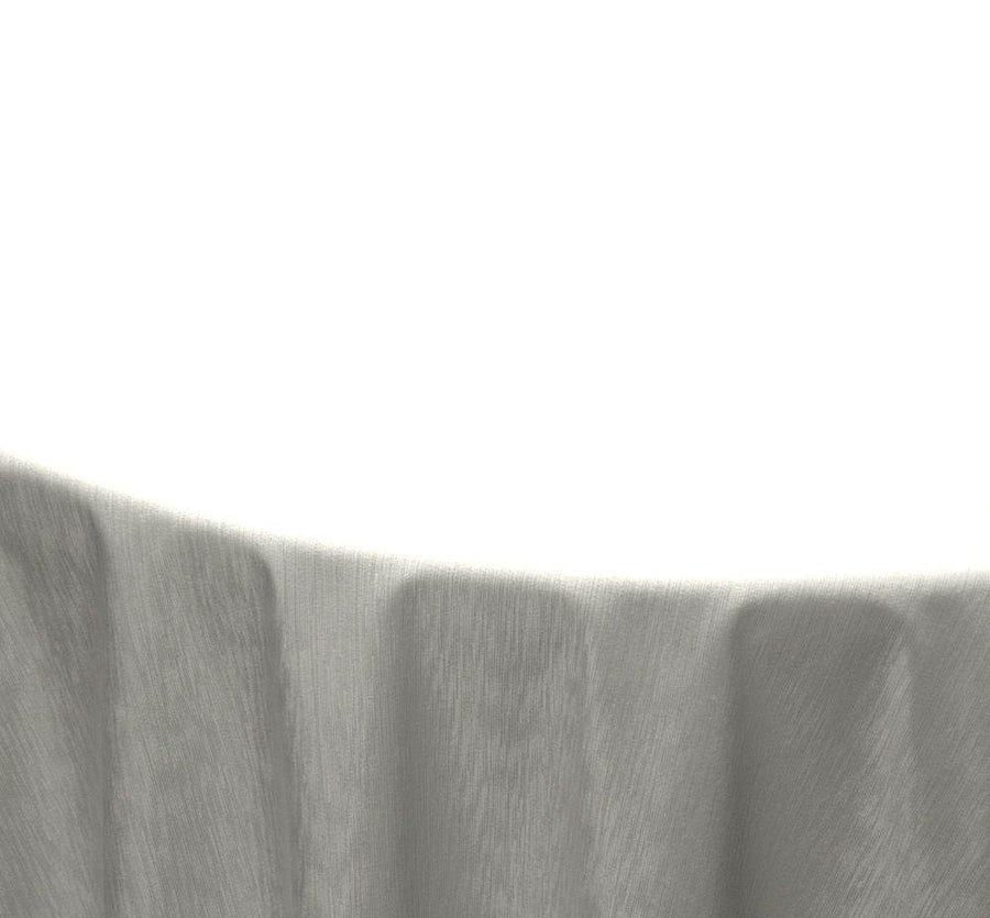 Gray pleated fabric showcasing soft texture and elegant draping.
