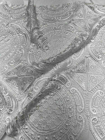 Venice Lace Fabric – White