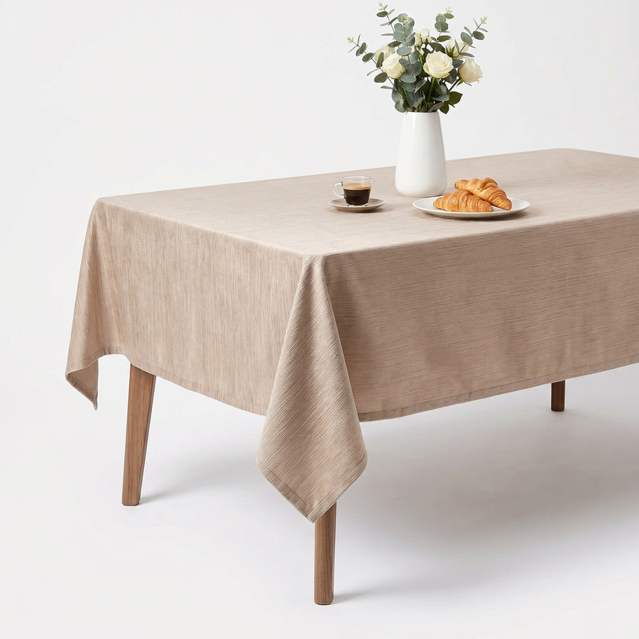 Veluxe Peach Tablecloth