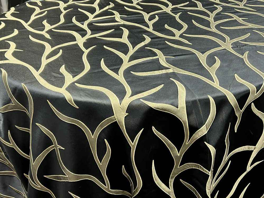 Vine tree Jacquard - Tablecloth - Black