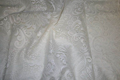 Westbury Lace Fabric – White