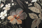 aubergine BOTANICAL Digital Print Fabric by the Yard - 118 Inch Wide