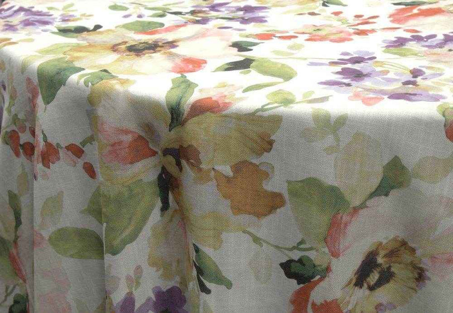 multicolor GRACEFUL Digital print Fabric by the Yard - 118 Inch Wide