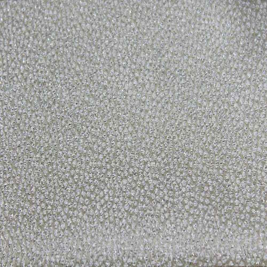 White Beacon Metallic Jacquard - Custom Tablecloths