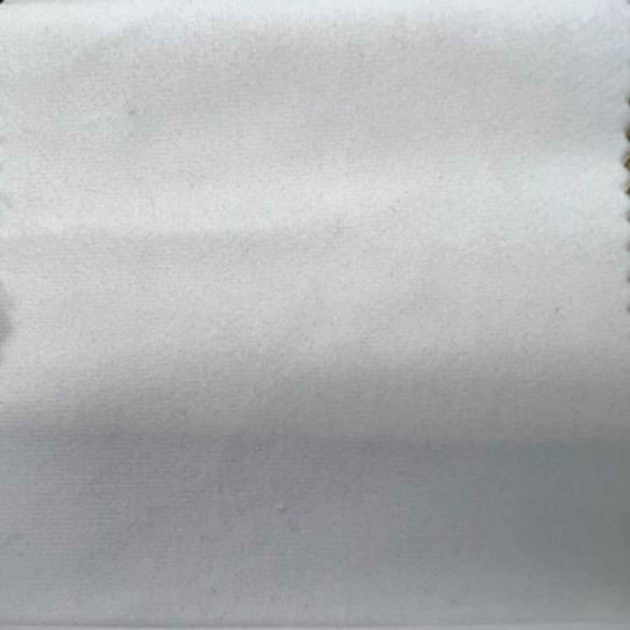 White NEWPORT118 Soft Velvet - Custom Tablecloths