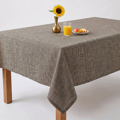 York Jacquard Textured Tablecloth – Khaki