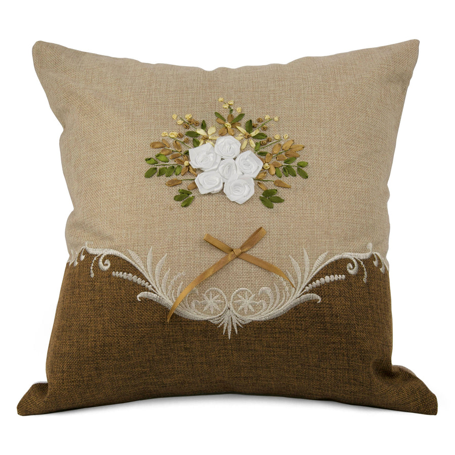 Artistic Decorative Burlap Home Decorative Accent Throw Pillow