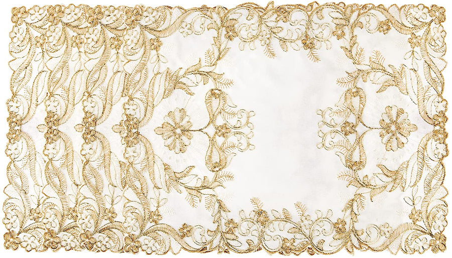 Glory Embroidered Lace Pattern Decorative Place Mats