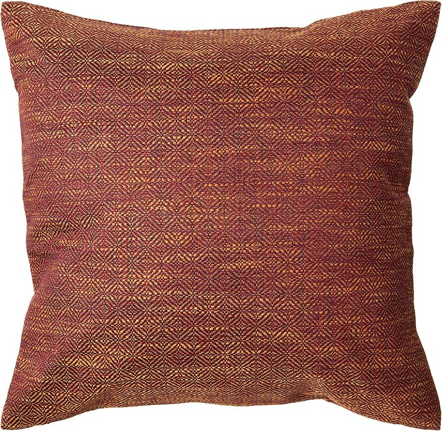 Chenille Diamond Weave Pattern Decorative Accent Throw Pillow