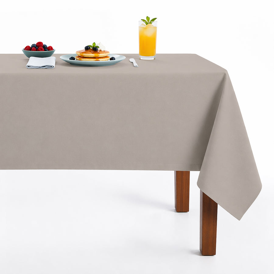 Newport118 Velvet Tablecloth Mink