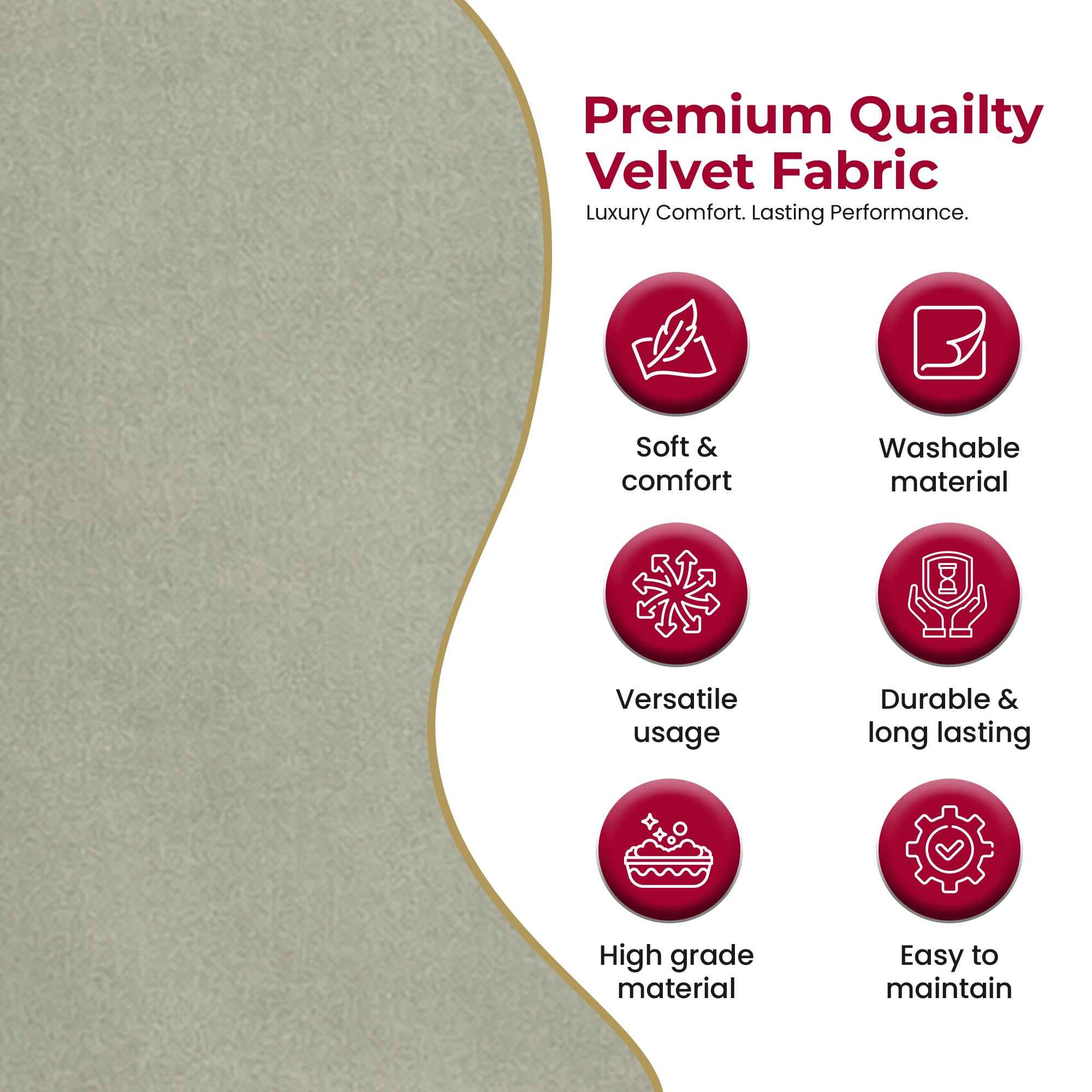 Newport118 Velvet Fabric – Slate