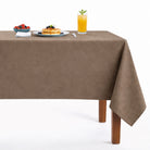Newport118 Velvet Tablecloth Chocolate