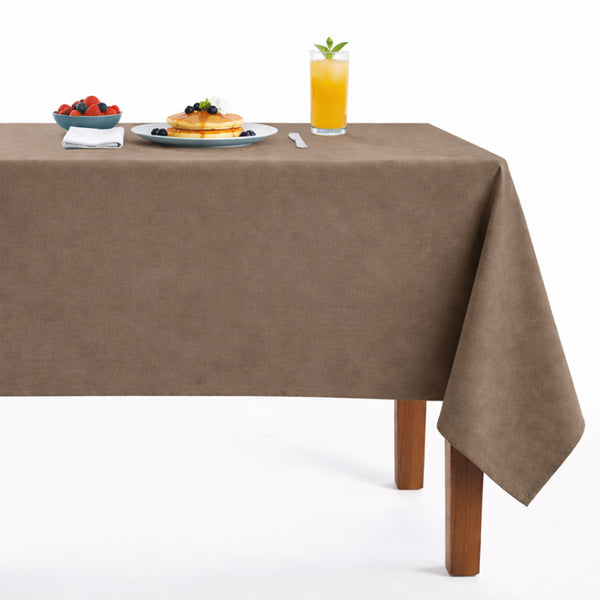 Newport118 in Chocolate, made up as a tablecloth