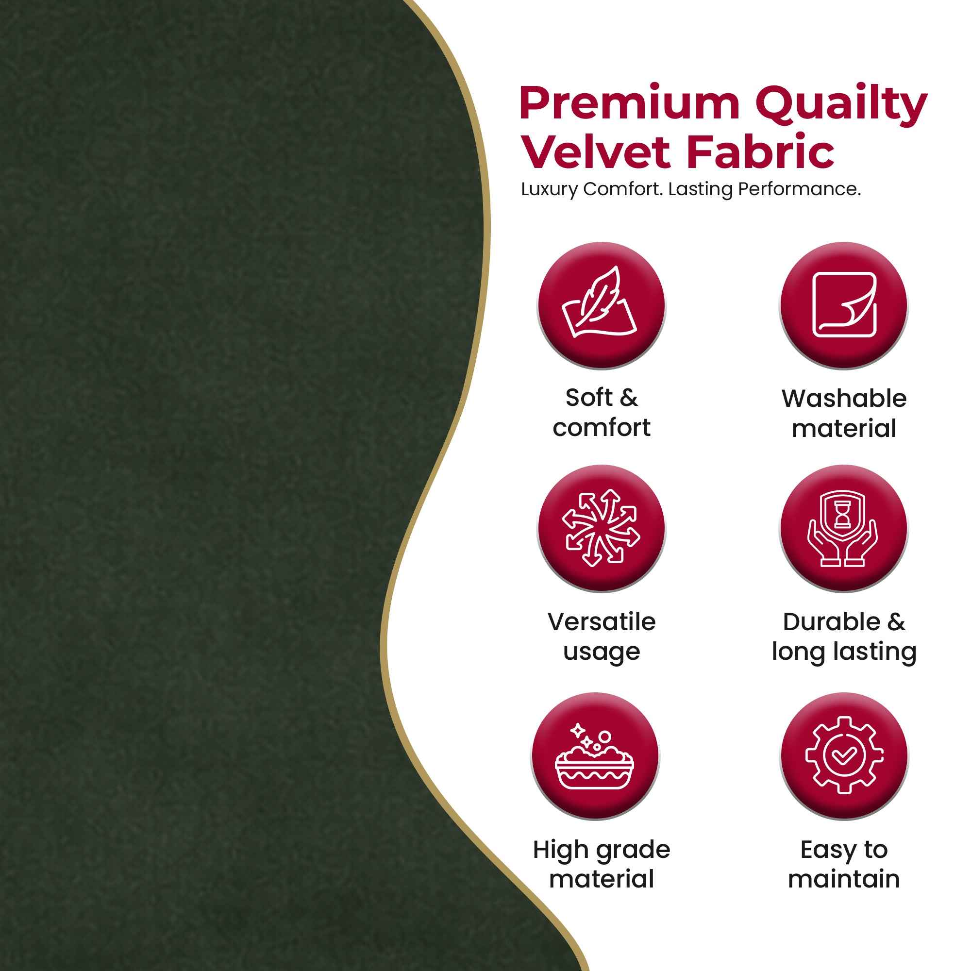 Newport118 Velvet Fabric – Emerald