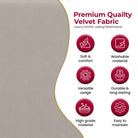 Newport118 Velvet Fabric – Mink