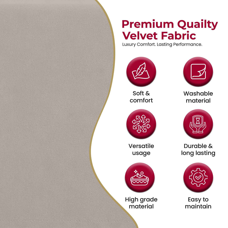 Newport118 Velvet Fabric – Mink