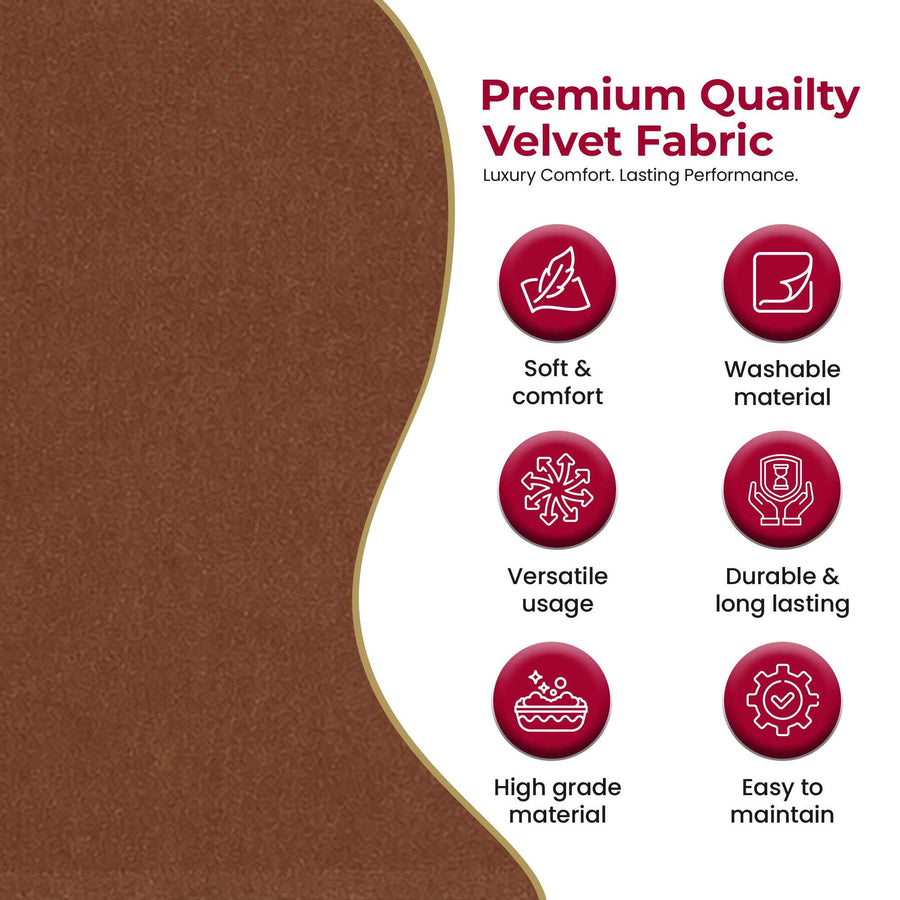Newport118 Velvet Fabric – Copper