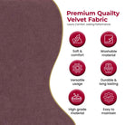 Newport118 Velvet Fabric – Plum