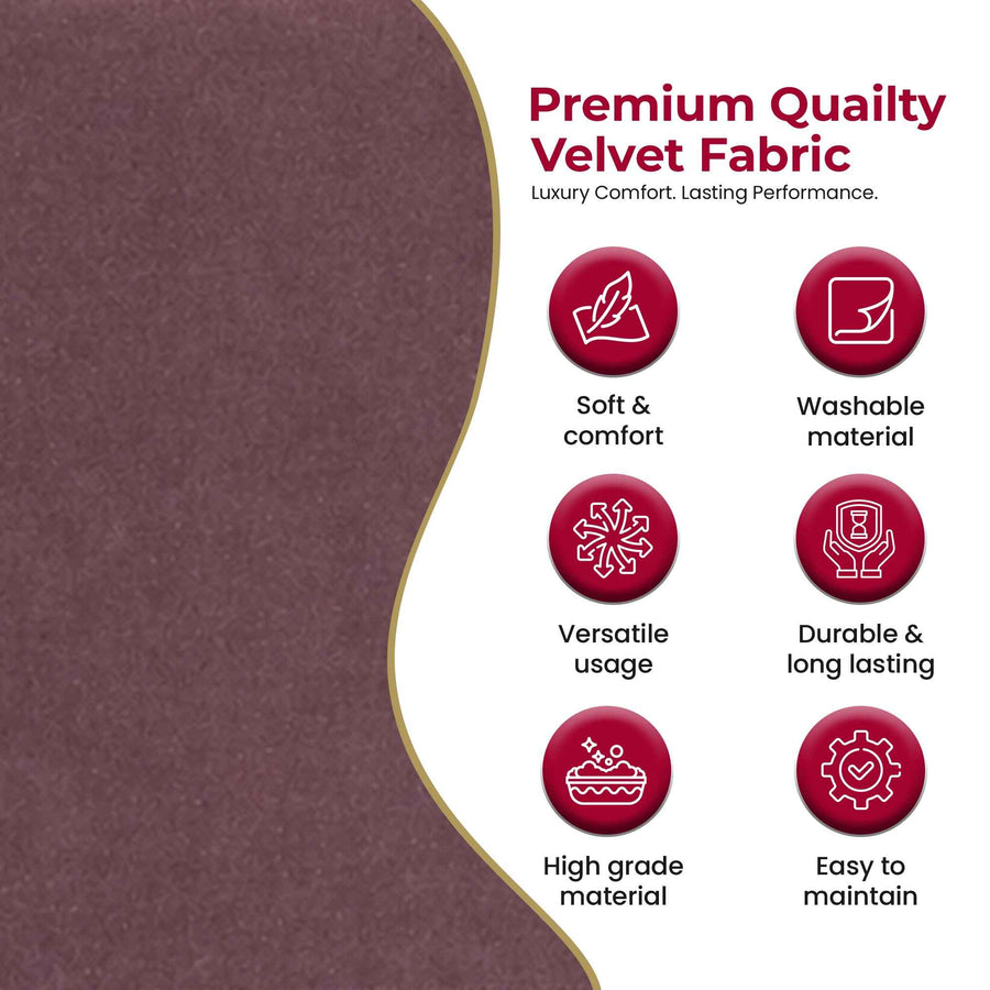 Newport118 Velvet Fabric – Plum