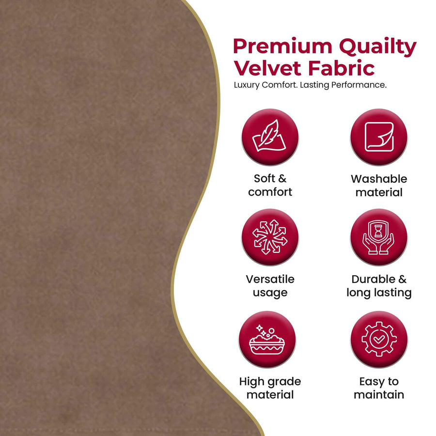 Newport118 Velvet Fabric – Chocolate
