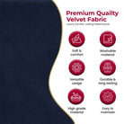 Newport118 Velvet Fabric – Moonlight Blue