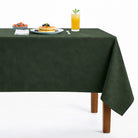 Newport118 Velvet Tablecloth Emerald