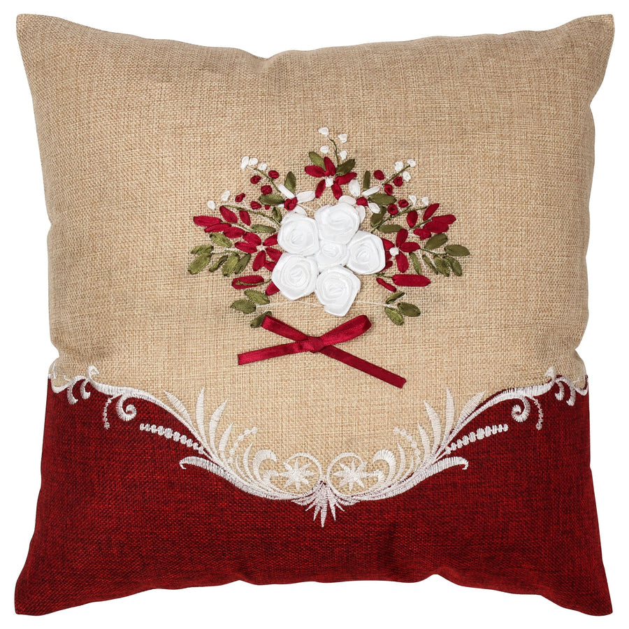 Artistic Decorative Burlap Home Decorative Accent Throw Pillow