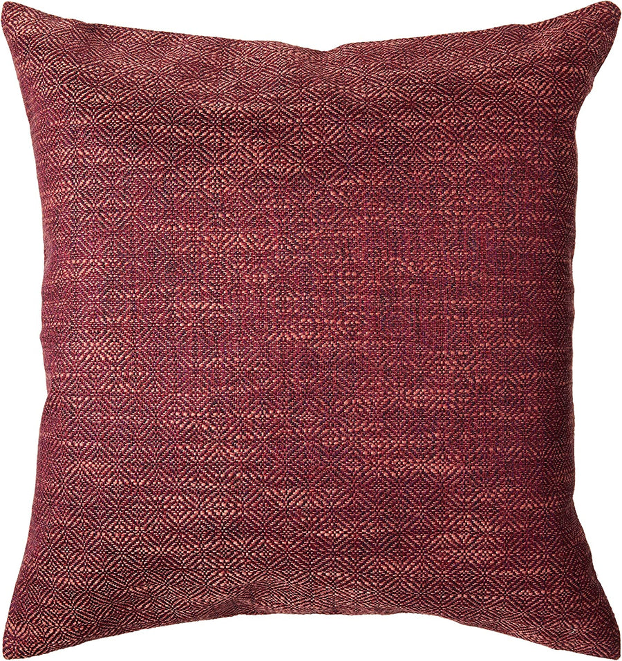 Chenille Diamond Weave Pattern Decorative Accent Throw Pillow