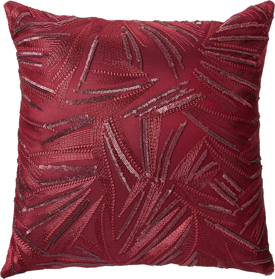 Rosetta Wheat Spikelets Pattern Decorative Accent Throw Pillow Cover