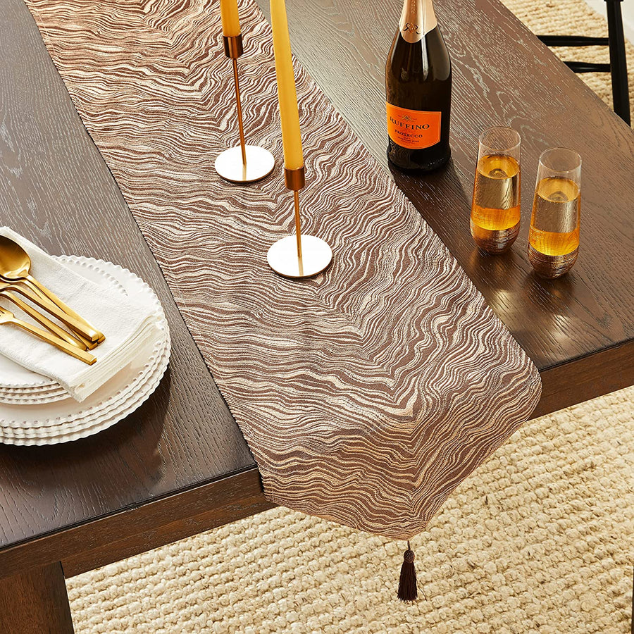 Boutique Zebra Patern Decorative Table Runner