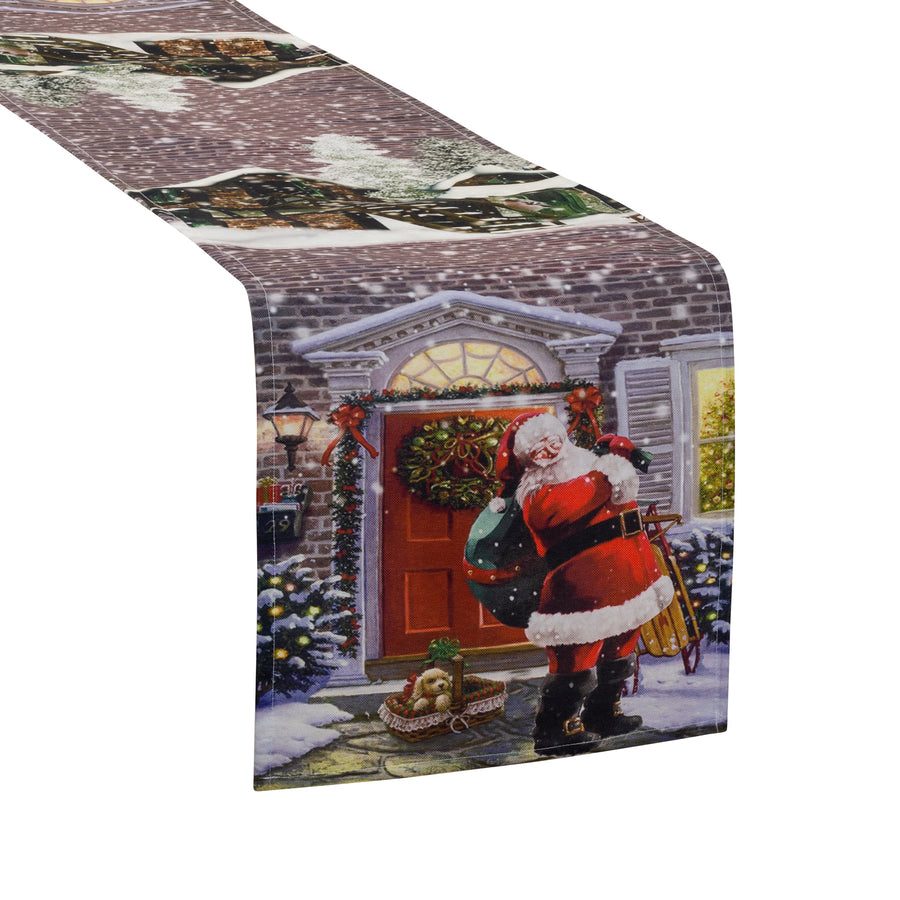 Seasonal Christmas Splendours Pattern Decorative Table Runner