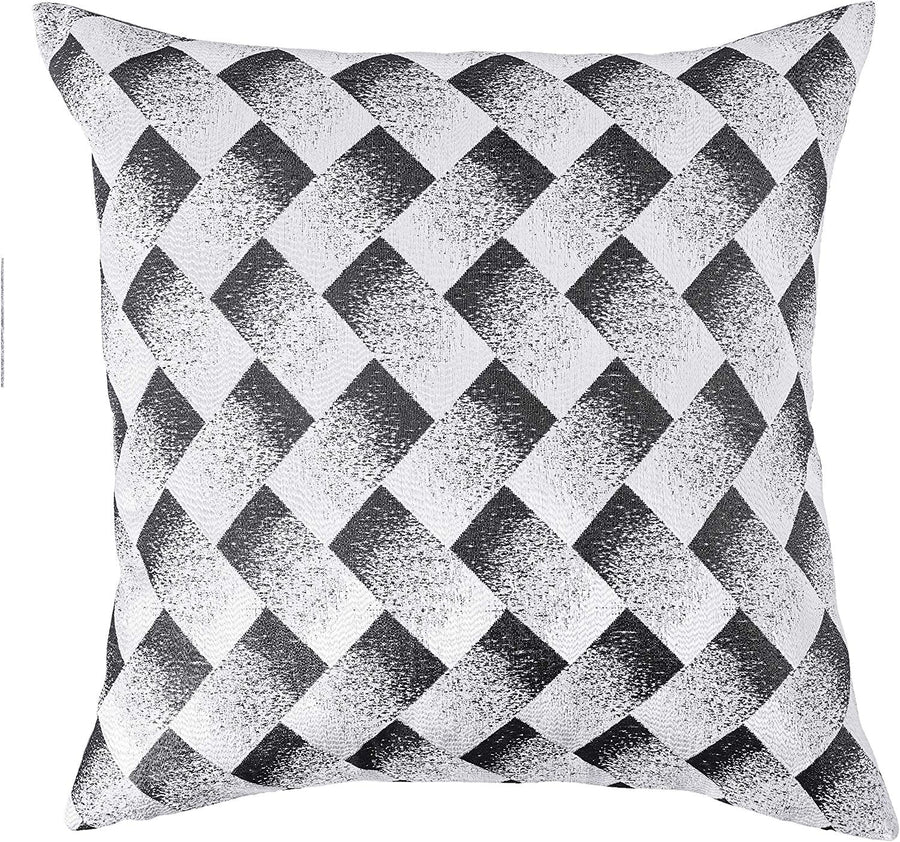 Princess Geometric Abstract Herringbone Blocks Design Decorative Throw Pillow Cover