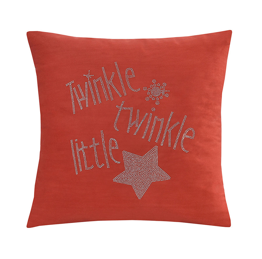 Seasonal Xmas Christmas Holiday Glowing Pattern Decorative Accent Throw Pillow Cover