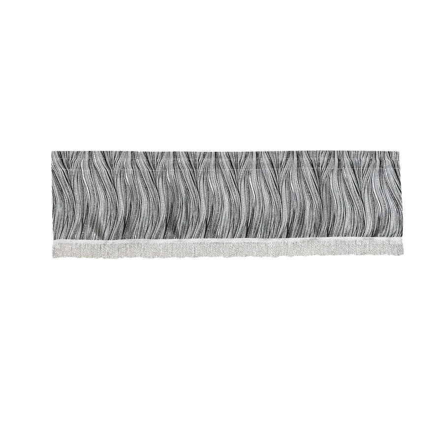 Tivoli Stripes Pattern Decorative Window Treatment Rod Pocket Curtain Straight Valance