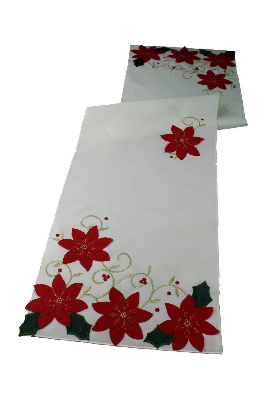 Christmas Decorative Red Poinsettias Decorative Place Mats